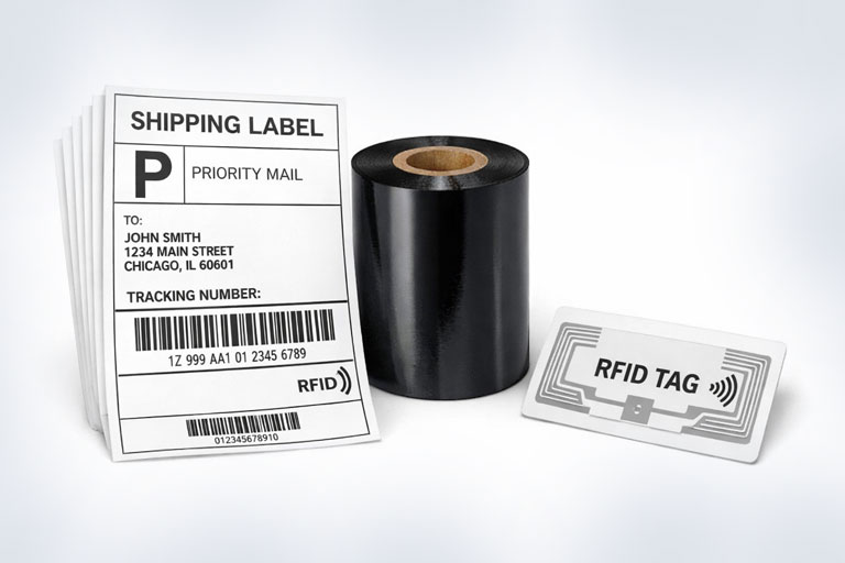RFID technology and shipping labels