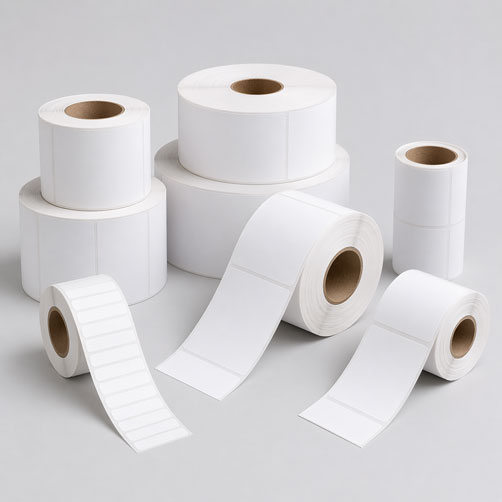 Rolls of thermal labels